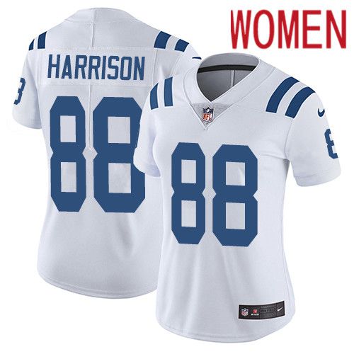 Women Indianapolis Colts #88 Marvin Harrison Nike White Vapor Limited NFL Jersey->women nfl jersey->Women Jersey